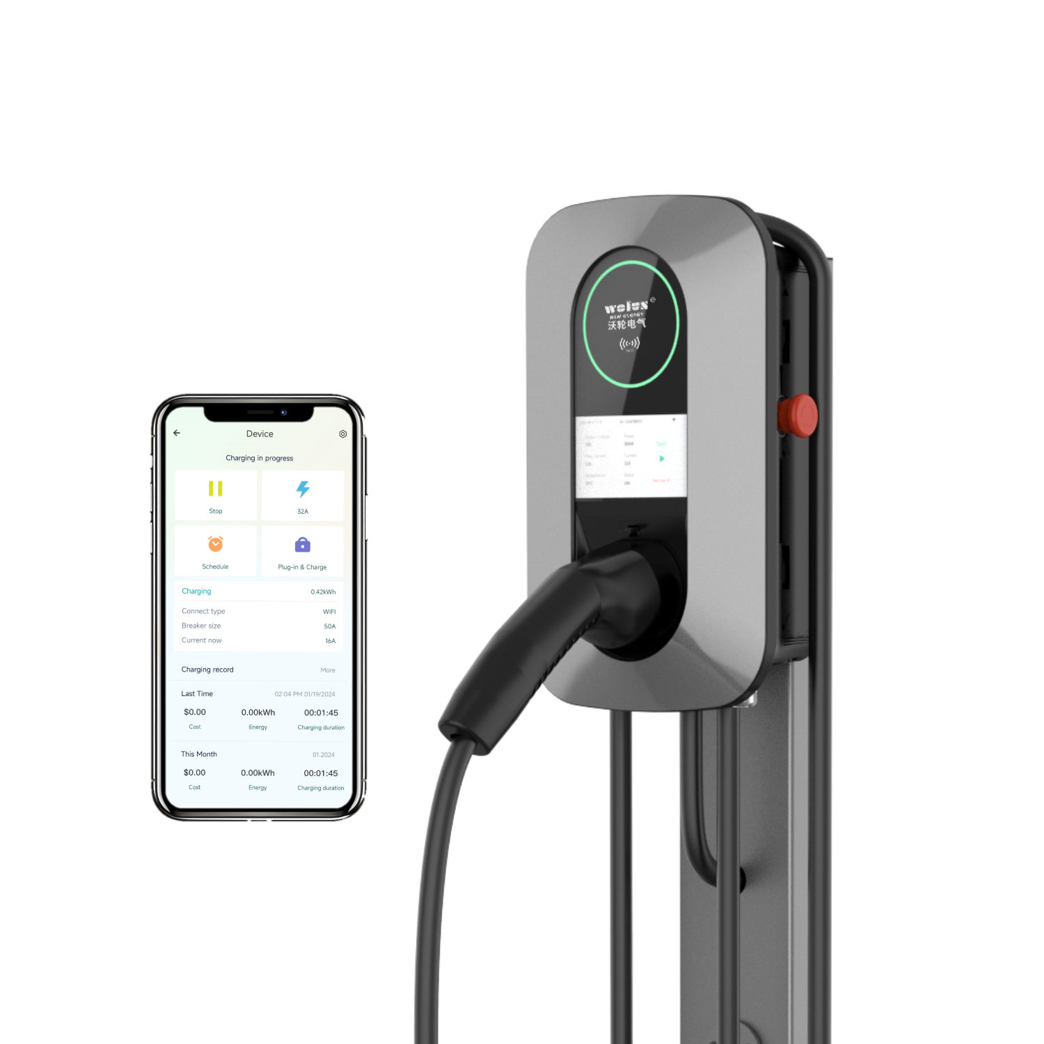 Wallbox Ev - Borne de recharge domestique AC 22