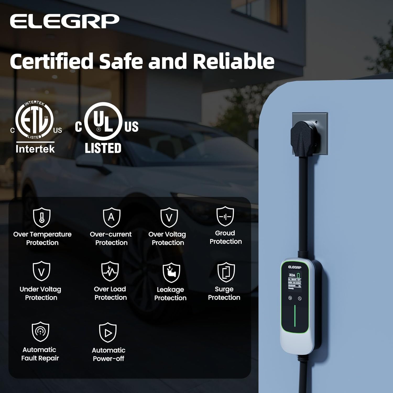 ELEGRP Chargeur portable pour  - Portable Ev Charger avis et prix