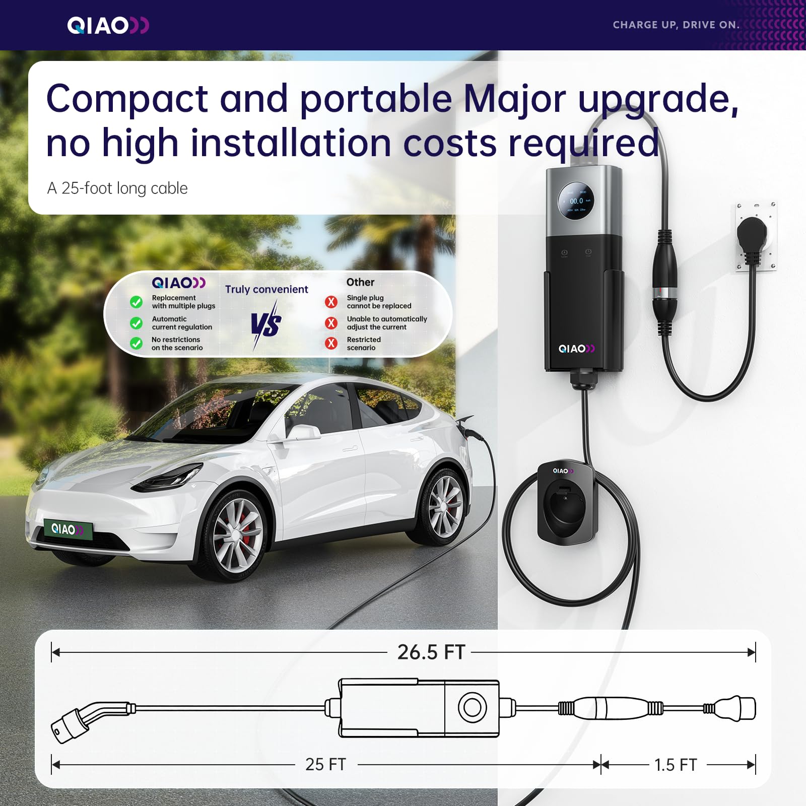 Chargeur de véhicule électriqu - Ev Charger Adapter avis et prix