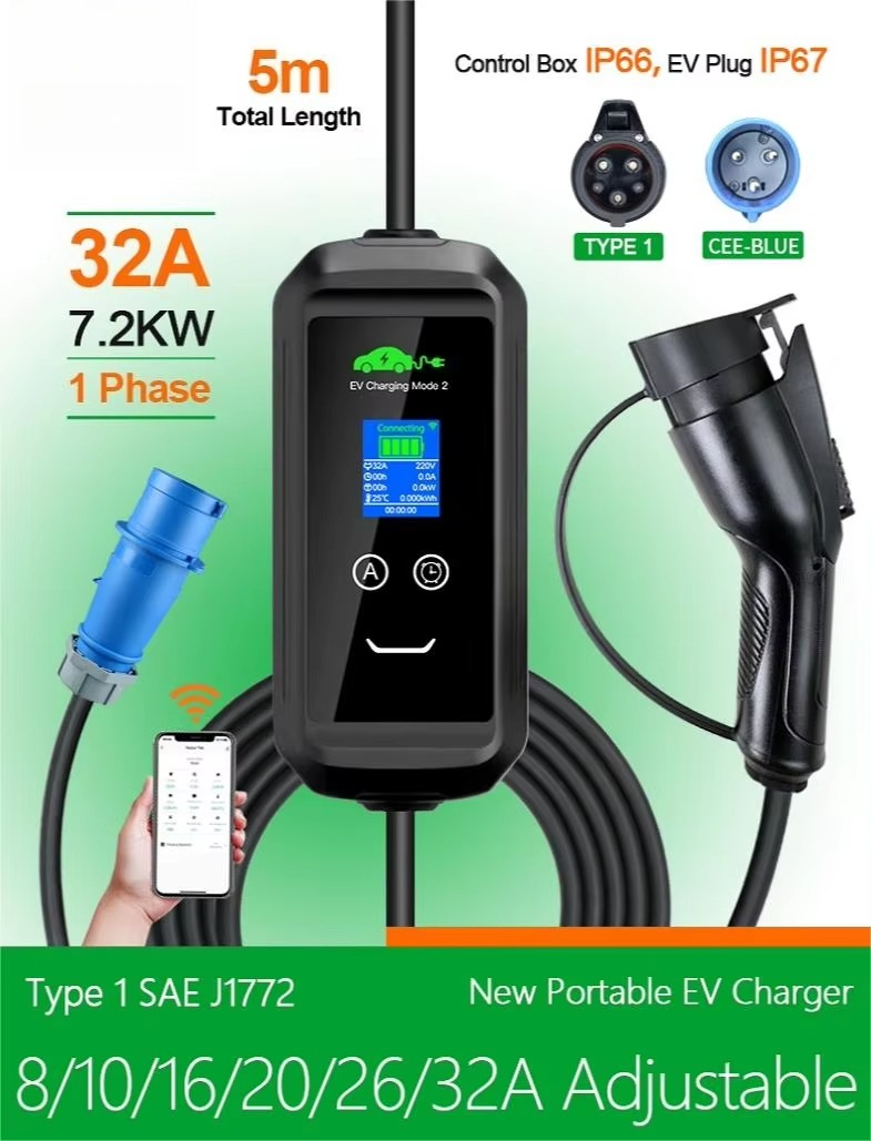Chargeur EV portable AC person - Portable Ev Charger avis et prix