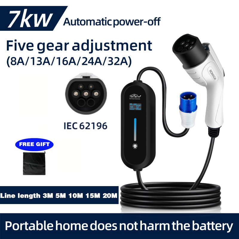 ROMADA 7KW 32A EV chargeur Por - Ev Charger Adapter avis et prix