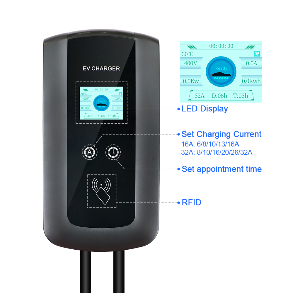 Kolanky 32A 7.2/22KW EV Statio - Home Ev Charger avis et prix